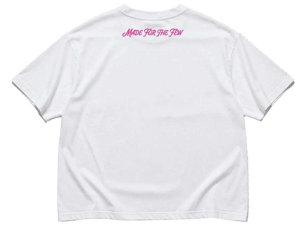 POPCLTR 37 Flag Tee - White / Pink