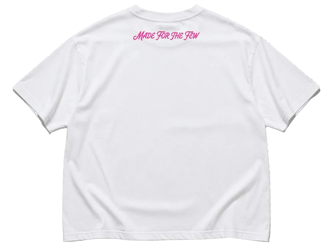 POPCLTR 37 Flag Tee - White / Pink